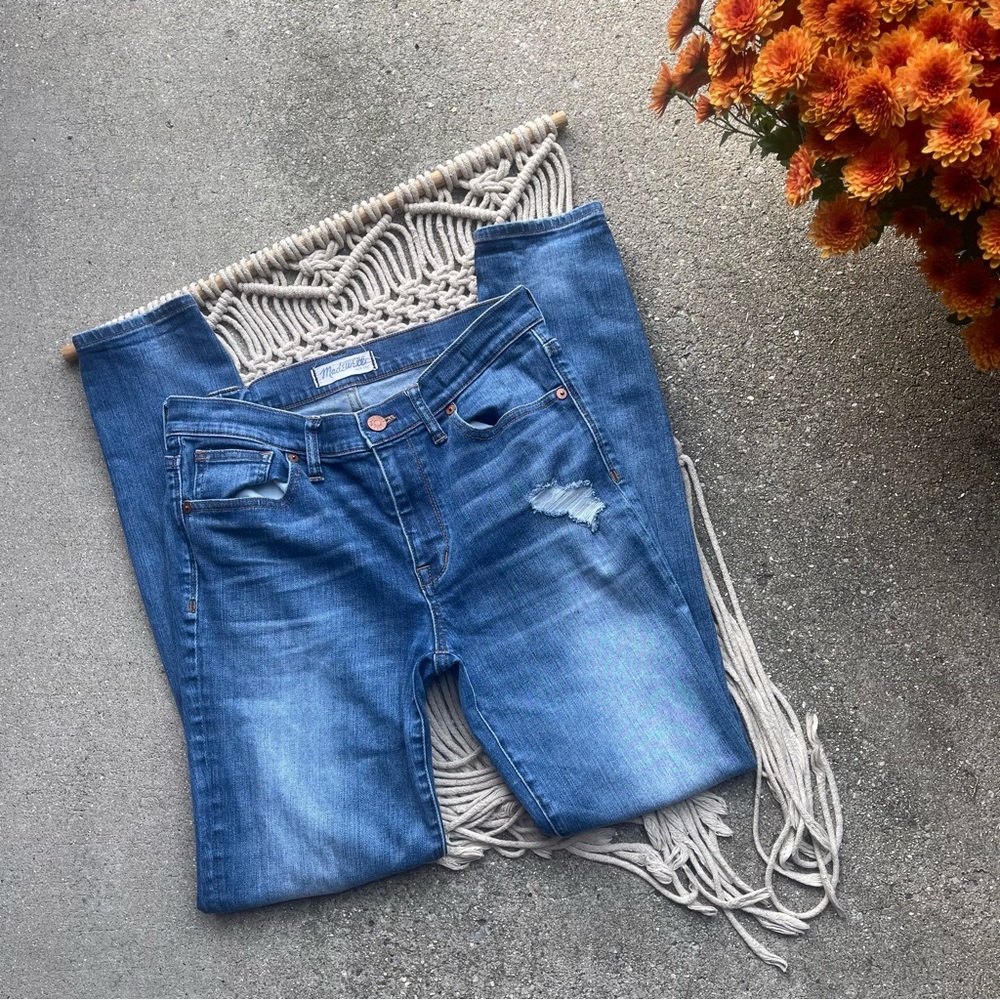 Madewell Distressed Skinny Jeans Size 28
